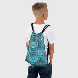 Рюкзак-мешок Круговые узоры, цвет: 3D-принт — фото 2
