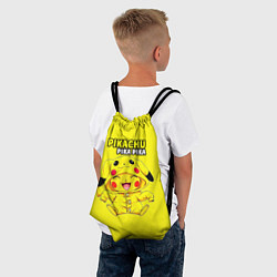Рюкзак-мешок Пикачу Пика Пика в костюме, цвет: 3D-принт — фото 2