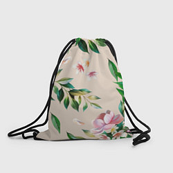 Рюкзак-мешок Цветы Летние, цвет: 3D-принт