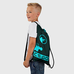 Рюкзак-мешок CS:GO - Соты FS, цвет: 3D-принт — фото 2
