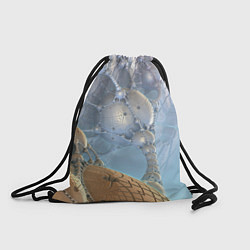 Рюкзак-мешок КОСМИЧЕСКИЙ ФРАКТАЛЬНЫЙ ПЕЙЗАЖ, цвет: 3D-принт