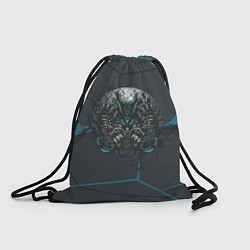 Рюкзак-мешок Голова монстра в противогазе, цвет: 3D-принт