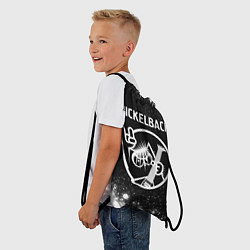 Рюкзак-мешок Nickelback КОТ Брызги, цвет: 3D-принт — фото 2