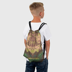 Рюкзак-мешок Цветной,абстрактный, графический рисунок, цвет: 3D-принт — фото 2