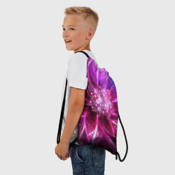 Рюкзак-мешок Неоновый Цветок Neon Flower, цвет: 3D-принт — фото 2