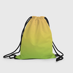 Рюкзак-мешок GRADIEND YELLOW-GREEN, цвет: 3D-принт