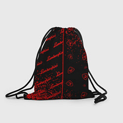 Рюкзак-мешок LAMBORGHINI Арт Паттерны, цвет: 3D-принт