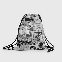 Рюкзак-мешок Евангелион паттерн, цвет: 3D-принт