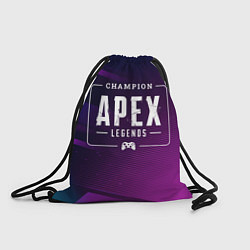 Рюкзак-мешок Apex Legends Gaming Champion: рамка с лого и джойс, цвет: 3D-принт