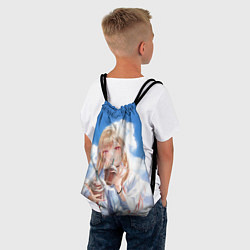 Рюкзак-мешок МАРИН КИТАГАВА С МОЛОЧНЫМ КОКТЕЛЕМ, цвет: 3D-принт — фото 2