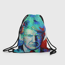Рюкзак-мешок Дональд Трамп арт, цвет: 3D-принт
