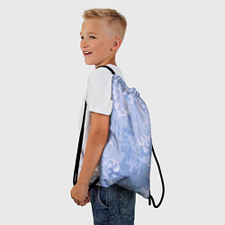 Рюкзак-мешок Винтажный растительный летний орнамент, цвет: 3D-принт — фото 2