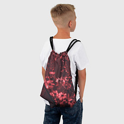 Рюкзак-мешок Цветы на закате, цвет: 3D-принт — фото 2