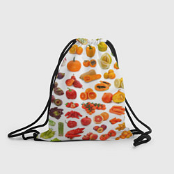 Рюкзак-мешок VEGETABLE FRUIT ABUNDANCE, цвет: 3D-принт