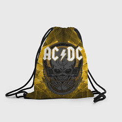 Рюкзак-мешок AC DC SKULL ROCK, цвет: 3D-принт