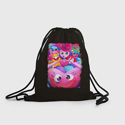 Рюкзак-мешок Poppy Playtime - Chapter 2 милые персонажи, цвет: 3D-принт