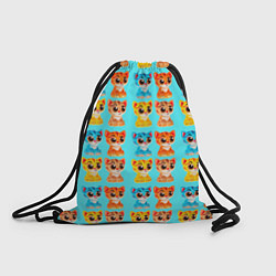 Рюкзак-мешок COLORED KITTENS, цвет: 3D-принт