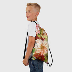 Рюкзак-мешок Цветочное настроение Цветочки, цвет: 3D-принт — фото 2