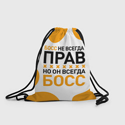 Мешок для обуви Босс всегда босс