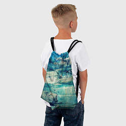 Рюкзак-мешок Прибрежная синева, цвет: 3D-принт — фото 2