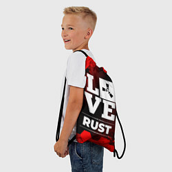 Рюкзак-мешок Rust Love Классика, цвет: 3D-принт — фото 2