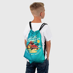 Рюкзак-мешок Summer car Авто на пляже, цвет: 3D-принт — фото 2