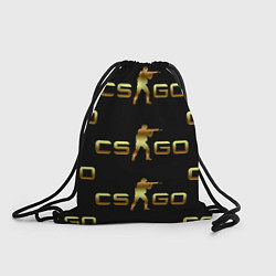 Рюкзак-мешок KS:GO Gold Theme, цвет: 3D-принт