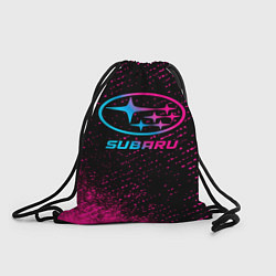 Рюкзак-мешок Subaru Neon Gradient FS, цвет: 3D-принт