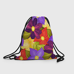 Рюкзак-мешок MULTICOLORED PANSIES, цвет: 3D-принт