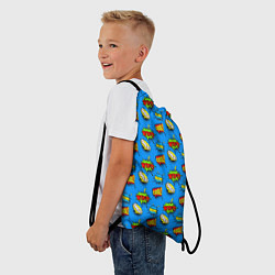 Рюкзак-мешок POP ART - стикербомбинг, цвет: 3D-принт — фото 2