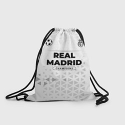 Рюкзак-мешок Real Madrid Champions Униформа, цвет: 3D-принт
