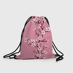 Рюкзак-мешок Нежность сакуры, цвет: 3D-принт