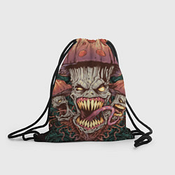 Рюкзак-мешок Злые грибы монстры, цвет: 3D-принт