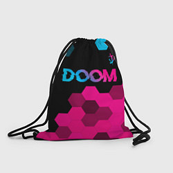 Рюкзак-мешок Doom Neon Gradient, цвет: 3D-принт