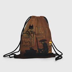 Рюкзак-мешок Бездомный Кот и Робот, цвет: 3D-принт