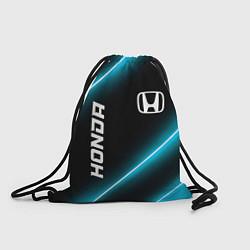 Рюкзак-мешок Honda неоновые лампы, цвет: 3D-принт