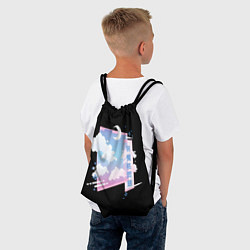 Рюкзак-мешок Информационное облако, цвет: 3D-принт — фото 2