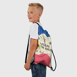 Рюкзак-мешок Добро пожаловать в школу, цвет: 3D-принт — фото 2