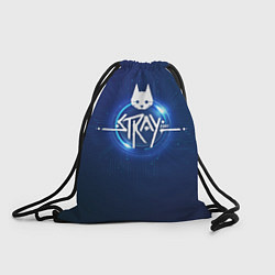 Рюкзак-мешок Stray - кибер кот, цвет: 3D-принт
