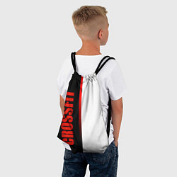 Рюкзак-мешок Кроссфит - черный и белый, цвет: 3D-принт — фото 2