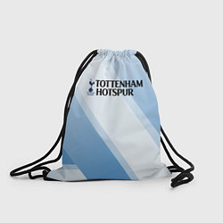 Рюкзак-мешок Tottenham hotspur Голубые полосы, цвет: 3D-принт
