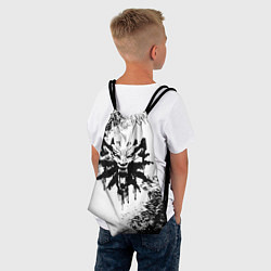 Рюкзак-мешок The Witcher логотип и краска, цвет: 3D-принт — фото 2