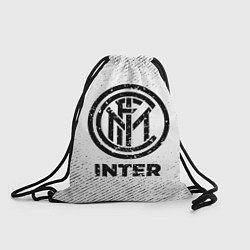 Мешок для обуви Inter с потертостями на светлом фоне