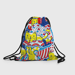 Рюкзак-мешок Милые Коты В Коробках, цвет: 3D-принт