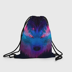 Рюкзак-мешок Mystical wolf, цвет: 3D-принт