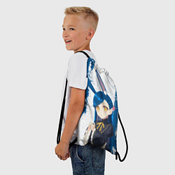Рюкзак-мешок Майн с ушками - Власть книжного червя, цвет: 3D-принт — фото 2