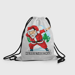 Рюкзак-мешок Dab Santa Merry Christmas, цвет: 3D-принт