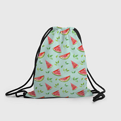 Рюкзак-мешок Сочные ломтики арбуза, цвет: 3D-принт