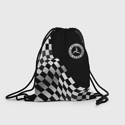 Рюкзак-мешок Mercedes racing flag, цвет: 3D-принт