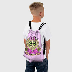 Рюкзак-мешок Совушка бейби, цвет: 3D-принт — фото 2